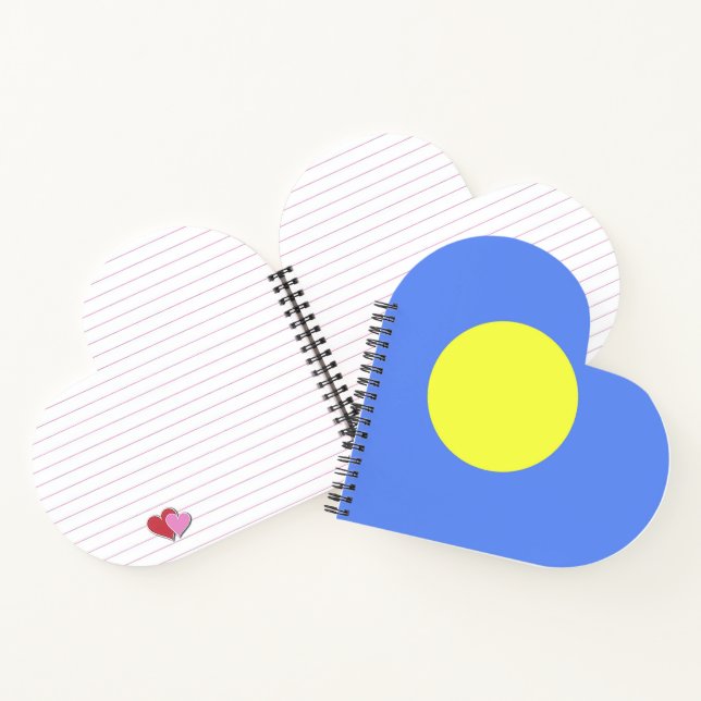 Palau-Flagge Notizbuch (Innenseite)