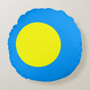 Palau-Flagge Rundes Kissen