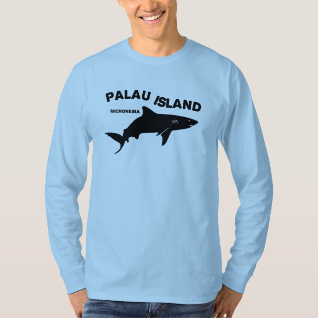 Palau Island - Mikronesien Shark Diving T-Shirt (Vorderseite)