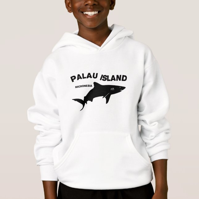 Palau Island Scuba Diving with Sharks Hoodie (Vorderseite)