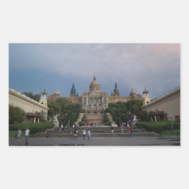 Palau Nacional, Sticker de Barcelone (Devant)