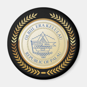 Palau Offiziell Siegel Magnet