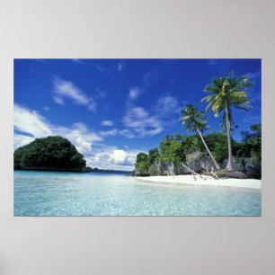 Palau, Rock Islands, Flitterwochen-Insel, Welt Poster