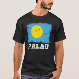 Palauan - Palauan-Landesflagge T-Shirt