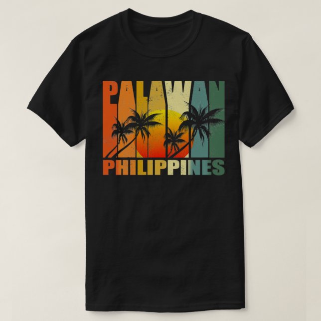 Palawan Island Philippinen T-Shirt (Design vorne)