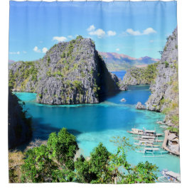 Palawan Lagoon, Philippinen Duschvorhang