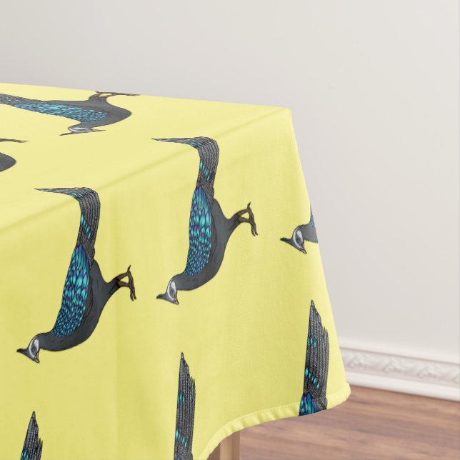 Palawan Pfauenpheasant Cartoon Tischdecke (Beispiel)