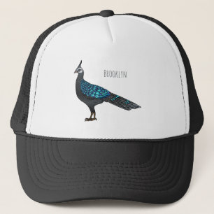 Palawan Pfauenpheasant Cartoon Truckerkappe