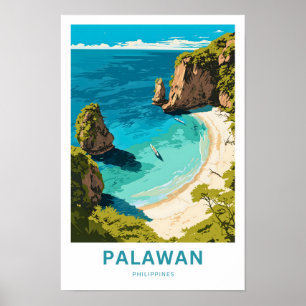 Palawan Philippines Travel Print Poster