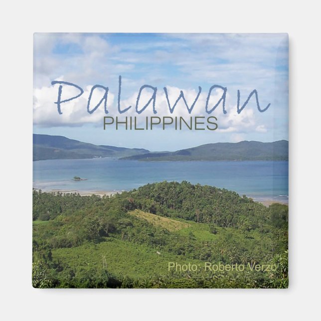 Palawan Philippines Travel Souvenir Magnet (Devant)