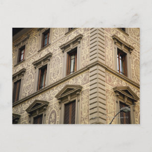 Palazzo aus dem 16. Jahrhundert mit verzierter ,  Postkarte