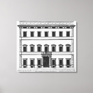 Palazzo des Kardinals Alesandrino, Piazza SS Leinwanddruck