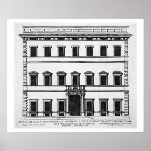 Palazzo des Kardinals Alesandrino, Piazza SS Poster