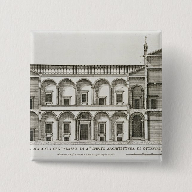 Palazzo di Santo Spirito, von "Palazzi Di Rom", Button (Vorderseite)