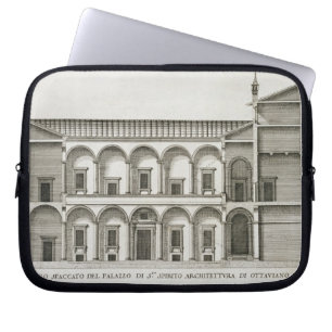 Palazzo di Santo Spirito, von "Palazzi Di Rom", Laptopschutzhülle