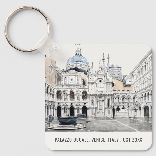 Palazzo Ducale Venedig Giro del Malcantone Schlüsselanhänger (Vorderseite)
