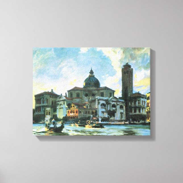 Palazzo Labia, Venedig von John Singer Sargent Leinwanddruck (Vorderseite)