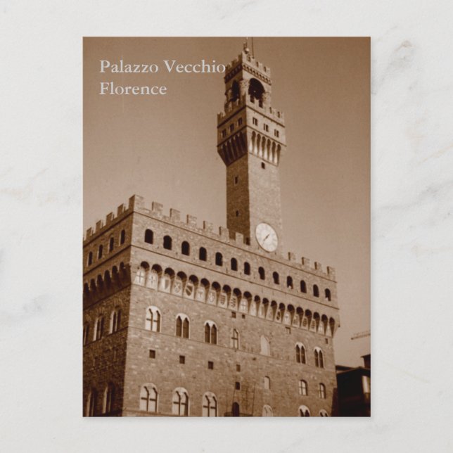 Palazzo Vecchio Postkarte (Vorderseite)