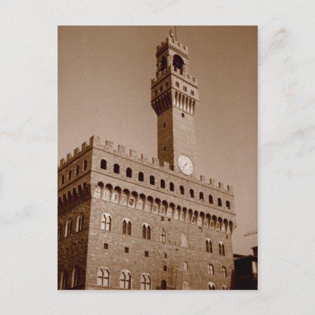 Palazzo Vecchio Postkarte (Vorderseite)