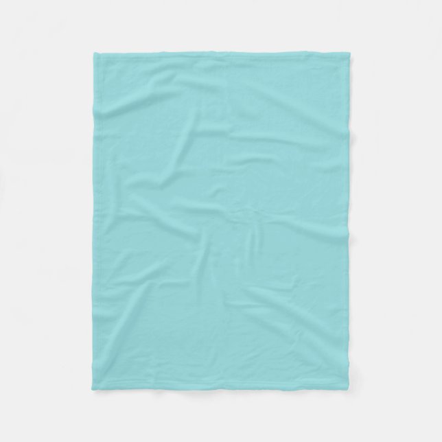 Pale Aqua - Fleece Blanket - HAMbyWhiteGlove (Vorderseite)