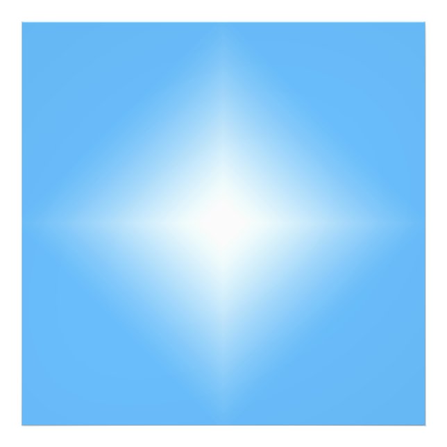 Pale Blue Diamond Shine Fotodruck (Vorne)