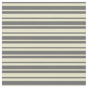 Pale Goldenrod und Dim Gray farbige Muster Stoff
