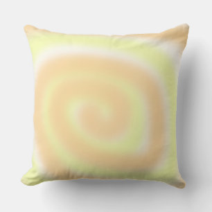Pale Jaune Orange Blanc Flacon Mélange Coussin