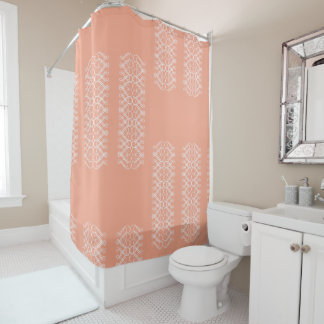 Pale Orange Shower Curtain Duschvorhang