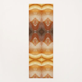 Pale Peachy Ikat Pouf Yogamatte
