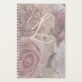 Pale Pink Rose Secret Gardens Planner Planer