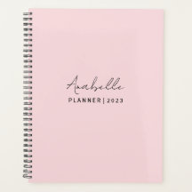 Pale rose élégant planneur personnalisé