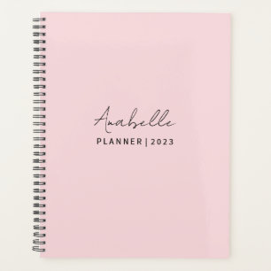 Pale rose élégant planneur personnalisé