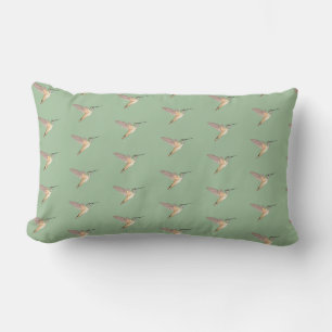 Pale Sage Allen's Hummingbird Lendenkissen