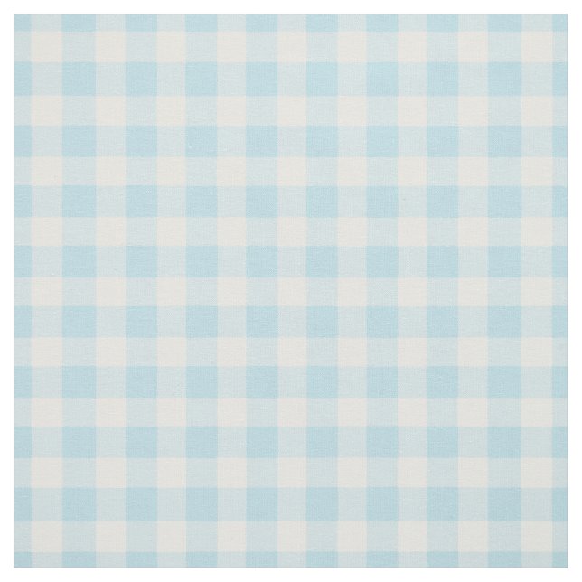 Pale Turquoise Gingham Karo Stoff (Muster)