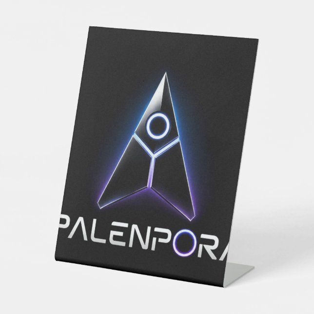 Palenpora Sockelschild (Vorderseite)