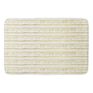 Paleo Hebrew Biblical Sprichwort Gold Imitate Foil Badematte