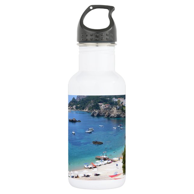Paleokastritsa Griechenland Trinkflasche (Vorderseite)