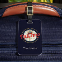 Palermo Hauptstadt Sizilien Italien Vintag Souveni
