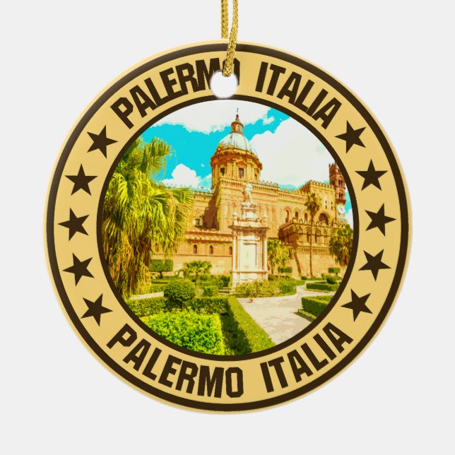 Palermo Keramik Ornament (Vorne)
