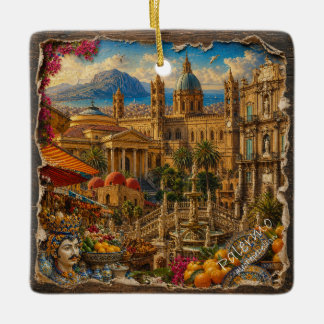 PALERMO, KERAMIKORNAMENT