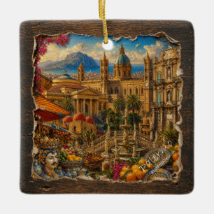 PALERMO, KERAMIKORNAMENT