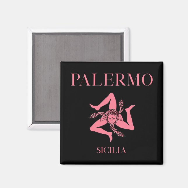 Palermo Sicilia Magnet (Vorderseite/Rückseite)