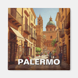 Palermo Sicily Italy Travel Magnet