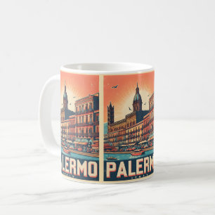 Palermo Sizilien italienische Vintage-Geschenke Kaffeetasse