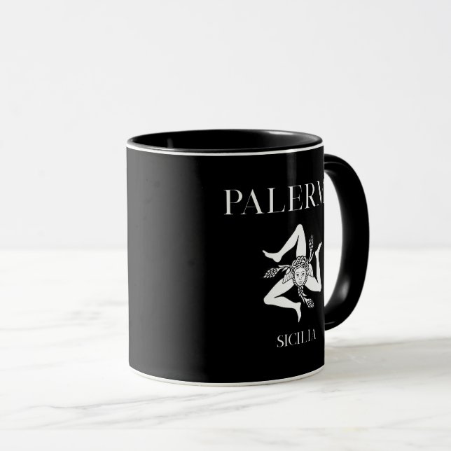Palermo Sizilien Tasse (VorderseiteRechts)