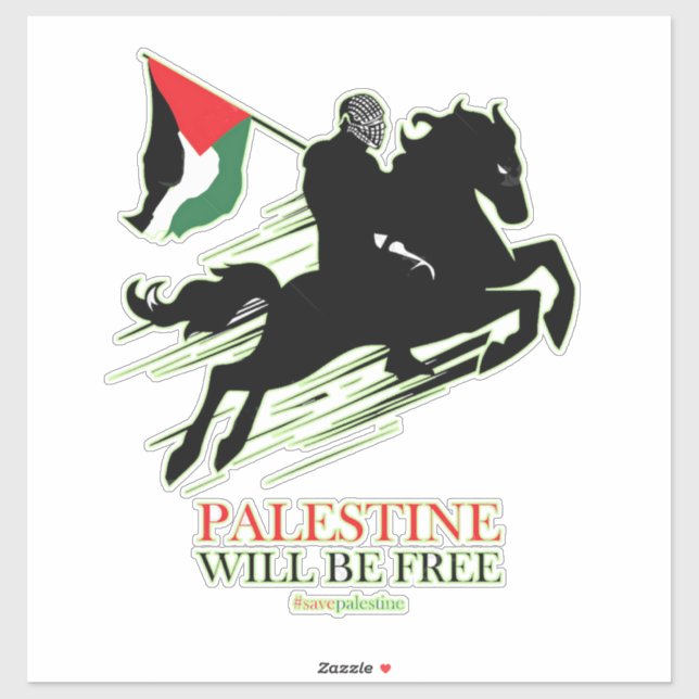 Palestine Car Sticker, Palästinensische Flag Decal Aufkleber (Blatt)