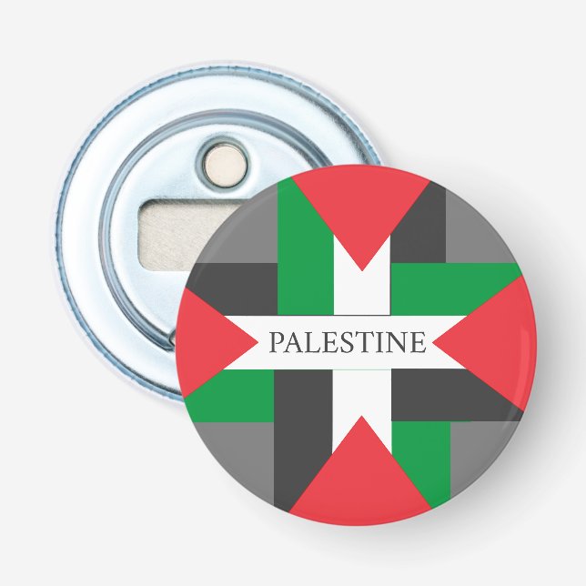 Palestine Football sport Fußball Ball Flaschenöffner (Vorderseite)