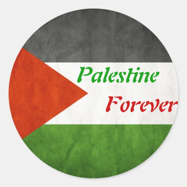 Palestine Forever Sticker (Vorderseite)