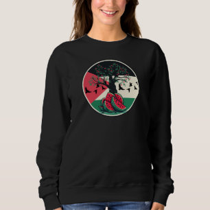 Palestine Kulturschatz Olivenweg Sweatshirt