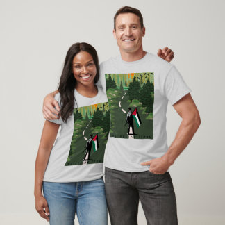 Palestine Love - T-shirt d'Art inspirationnel"